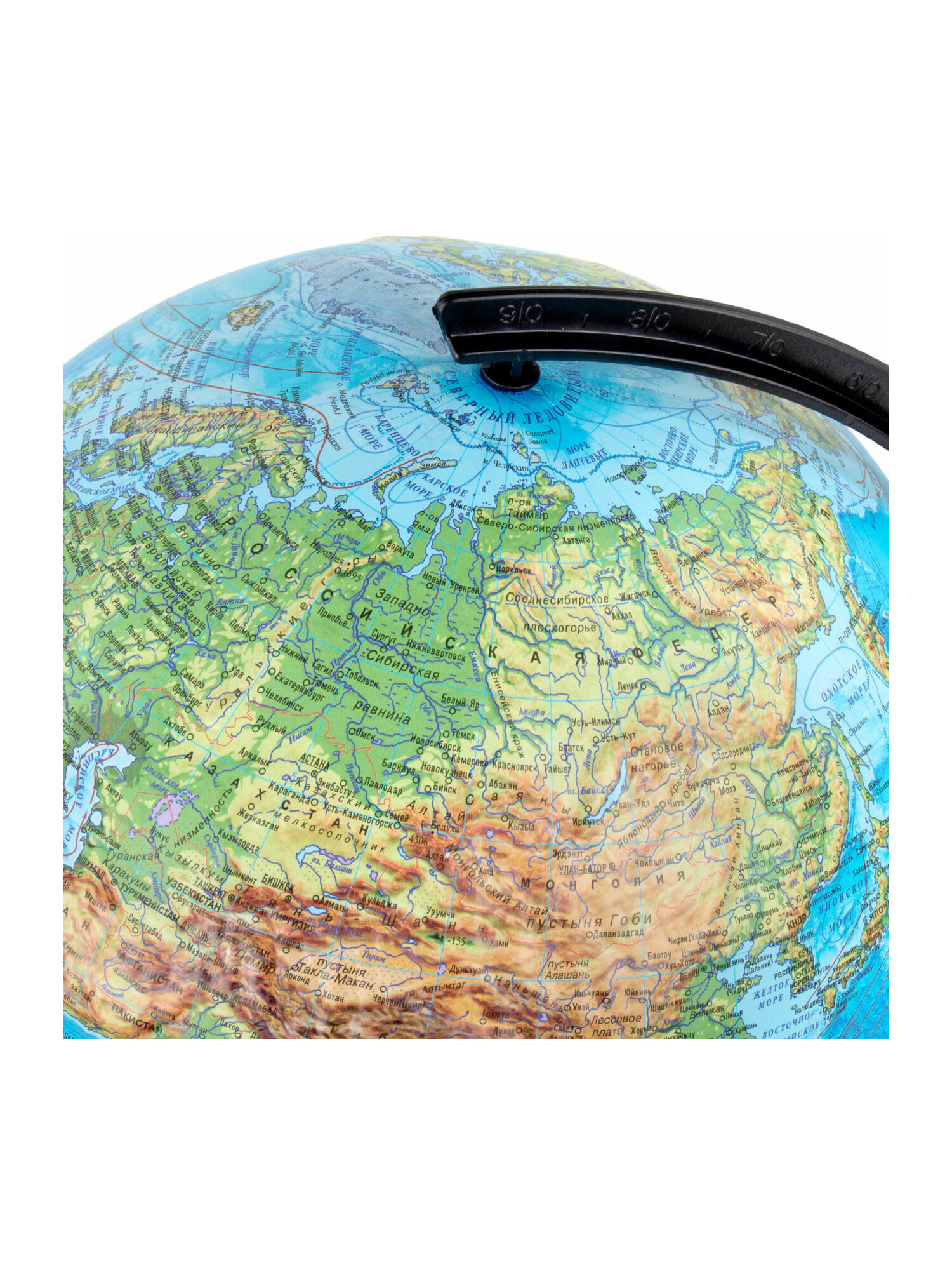 Глобус Globen физический детский для школы рельефный диаметр 32 см - фото 6