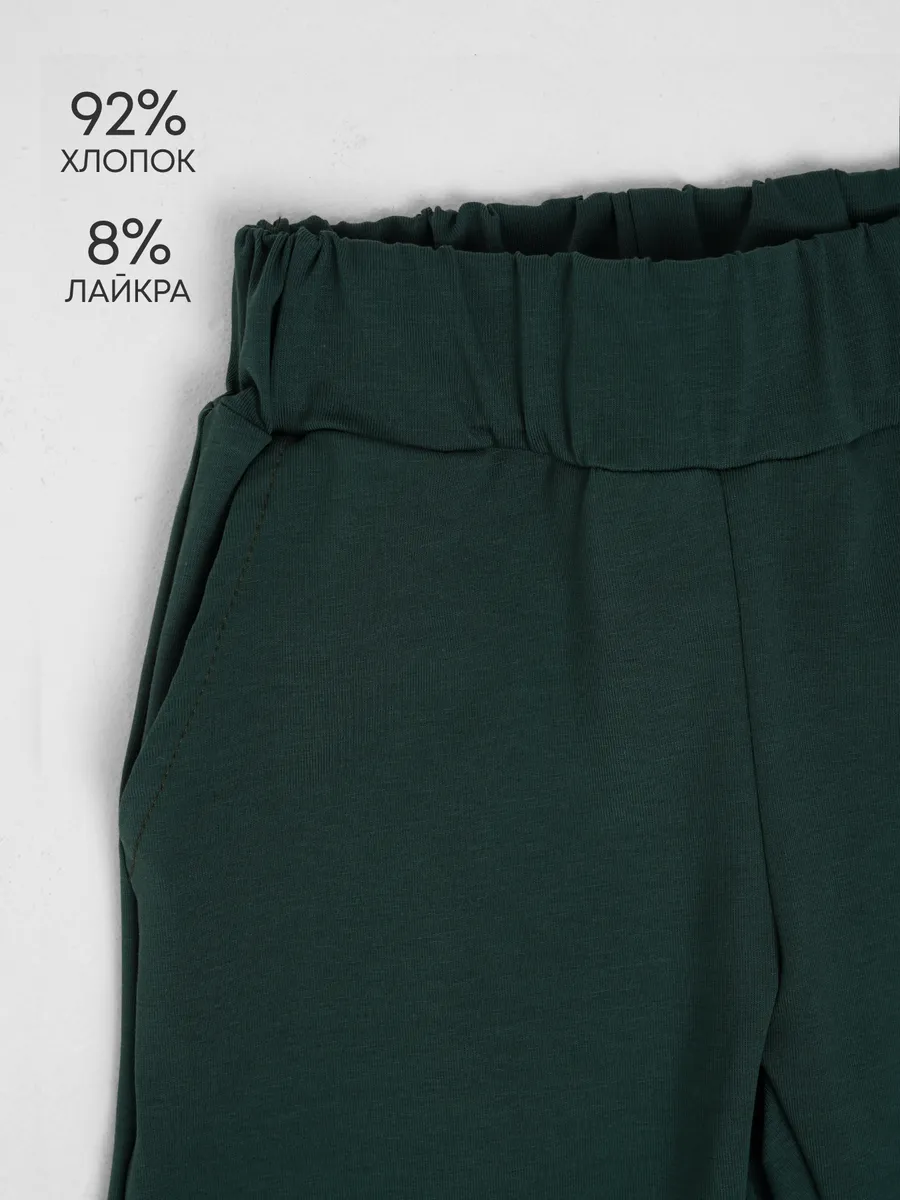 Брюки 2 шт Супер Пупс 2пр/штаны/тмнсиний/тмнзеленый - фото 12