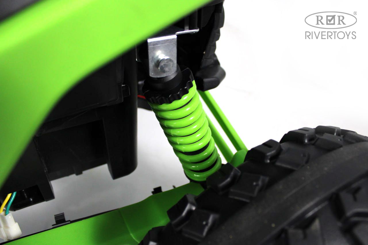 Электромобиль RIVERTOYS Z707ZZ-GREEN С пультом ДУ - фото 14