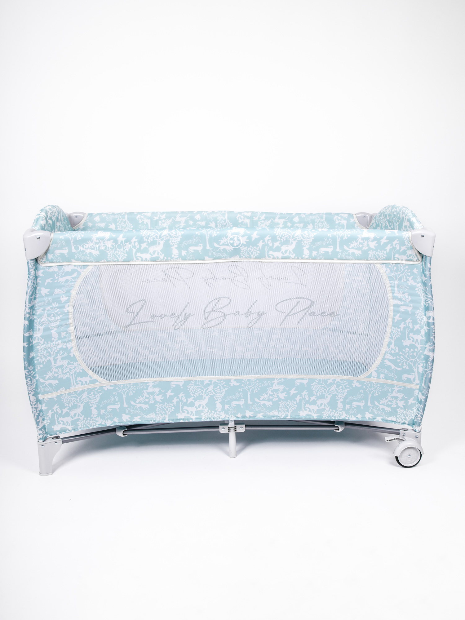 Манеж кровать Amarobaby Happy Place Forest AMARO-26HPF/19 - фото 19