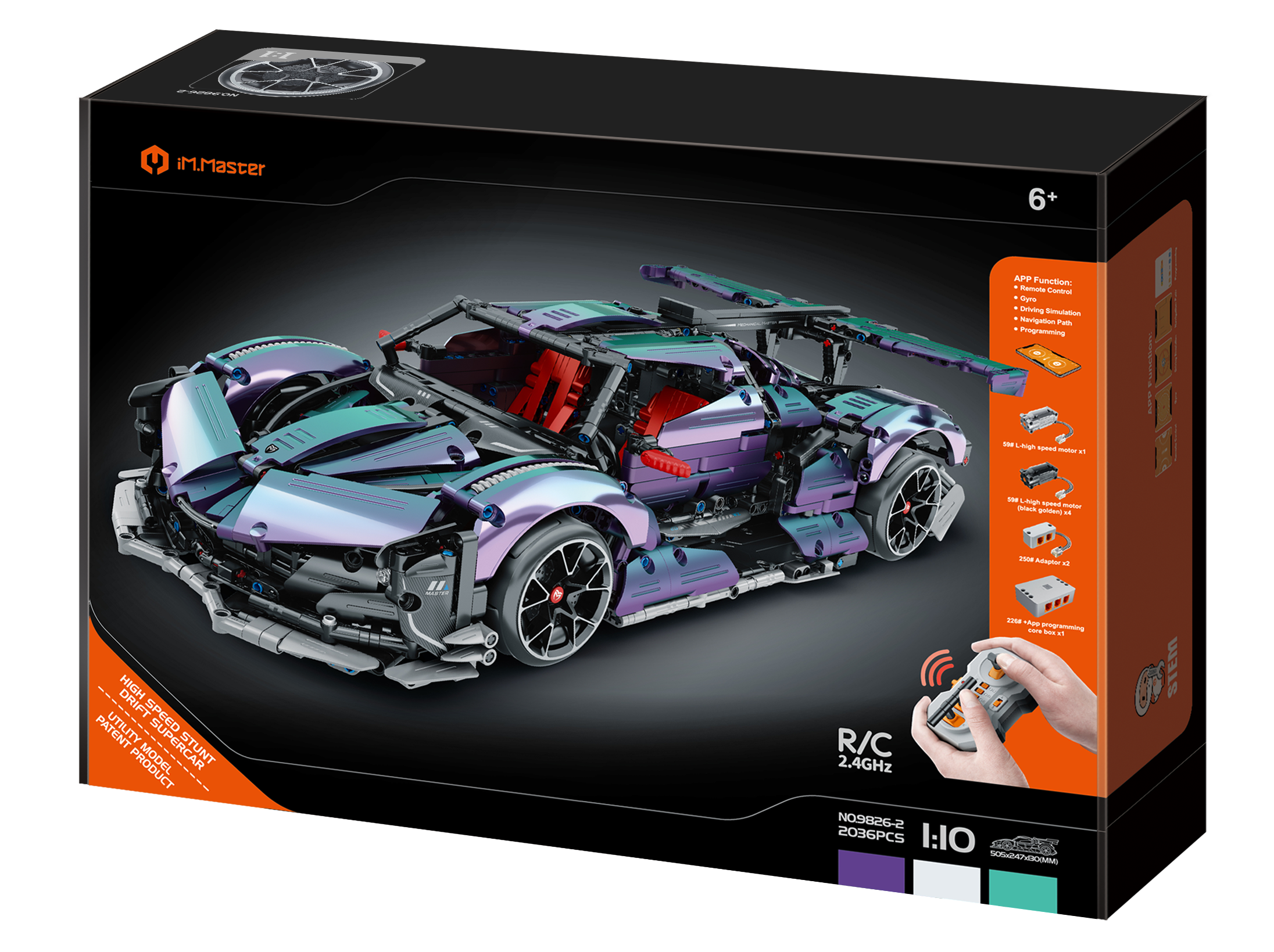 Конструктор Im.Master Спорткар 2034 дет. - фото 3