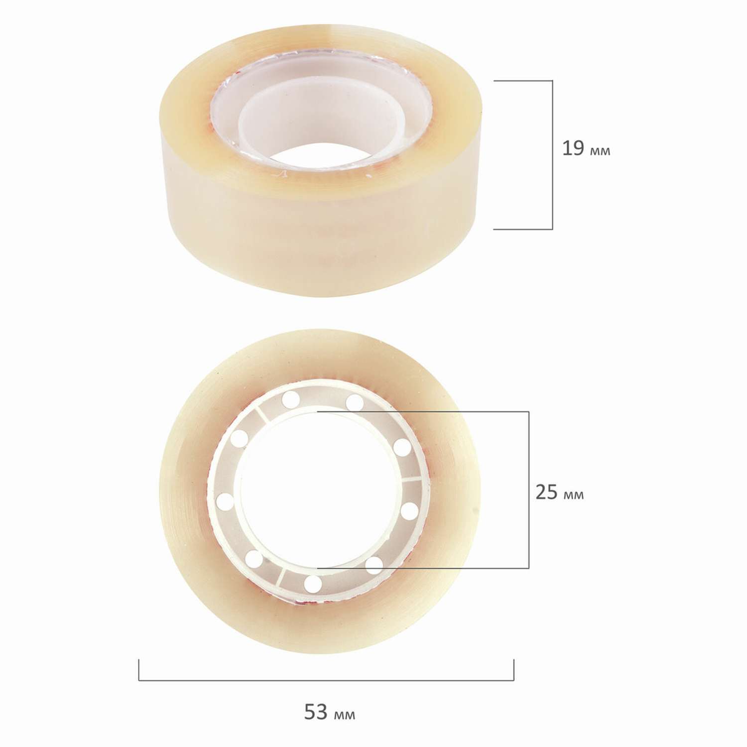 Клейкая лента Brauberg прозрачный - фото 4