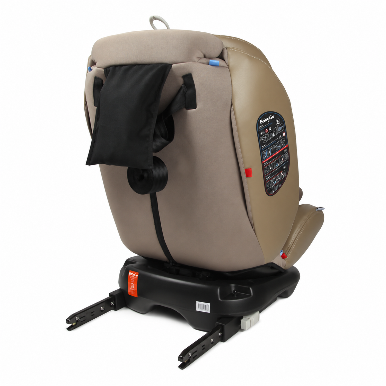 Автокресло BabyGo Multi-Stage New Isofix 0+/1/2/3 (0-36 кг) бежевый - фото 22