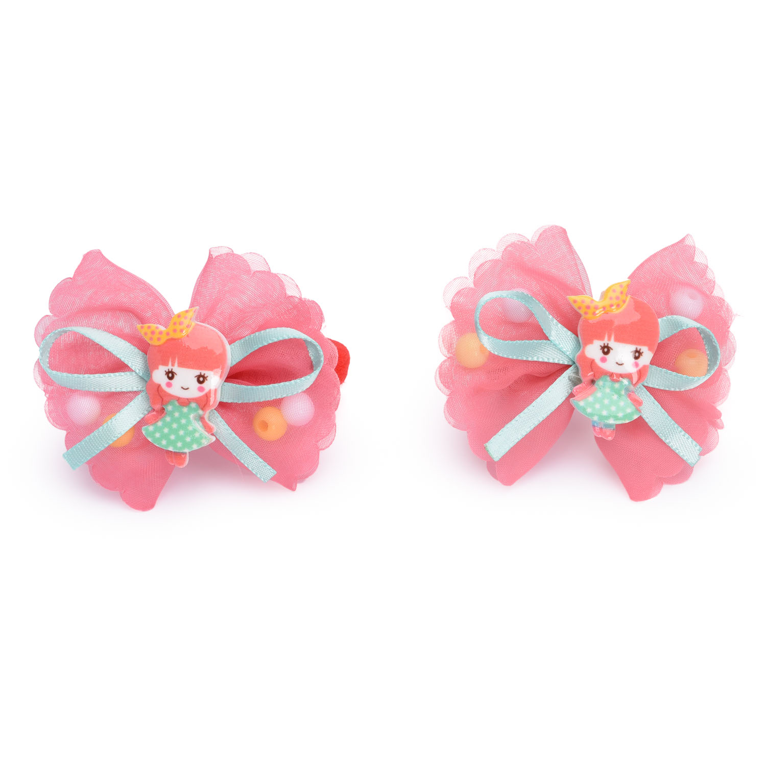 Резинка FUNNY BUNNY для волос, 2 шт., в ассортименте ADP-15 - фото 1