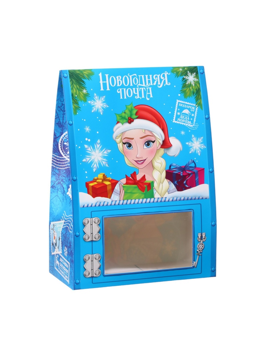 Коробка складная, новогодняя Disney "Сказочная почта", 20 х 28,1 х 10 см - фото 4