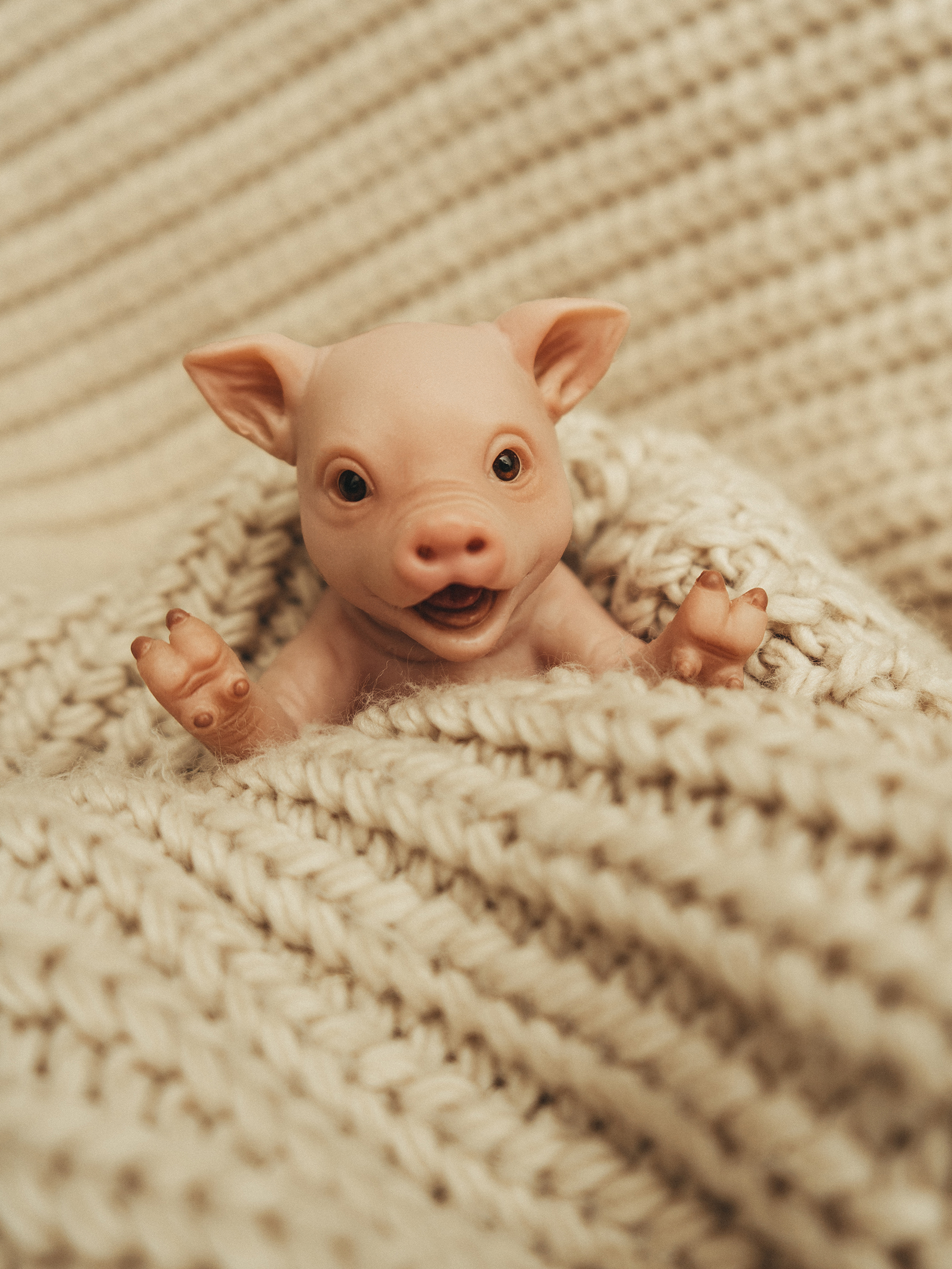 Кукла мини Magic Manufactory Magic Pets Свинья высота 16 см 4631171558326 - фото 3