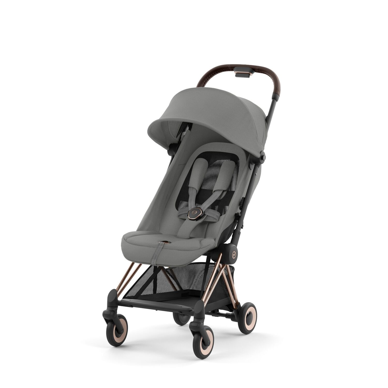 Коляска прогулочная Cybex Coya Rosegold серый - фото 3