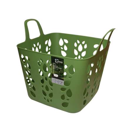 Корзина Lalababy для хранения игрушек оливковая 25 л