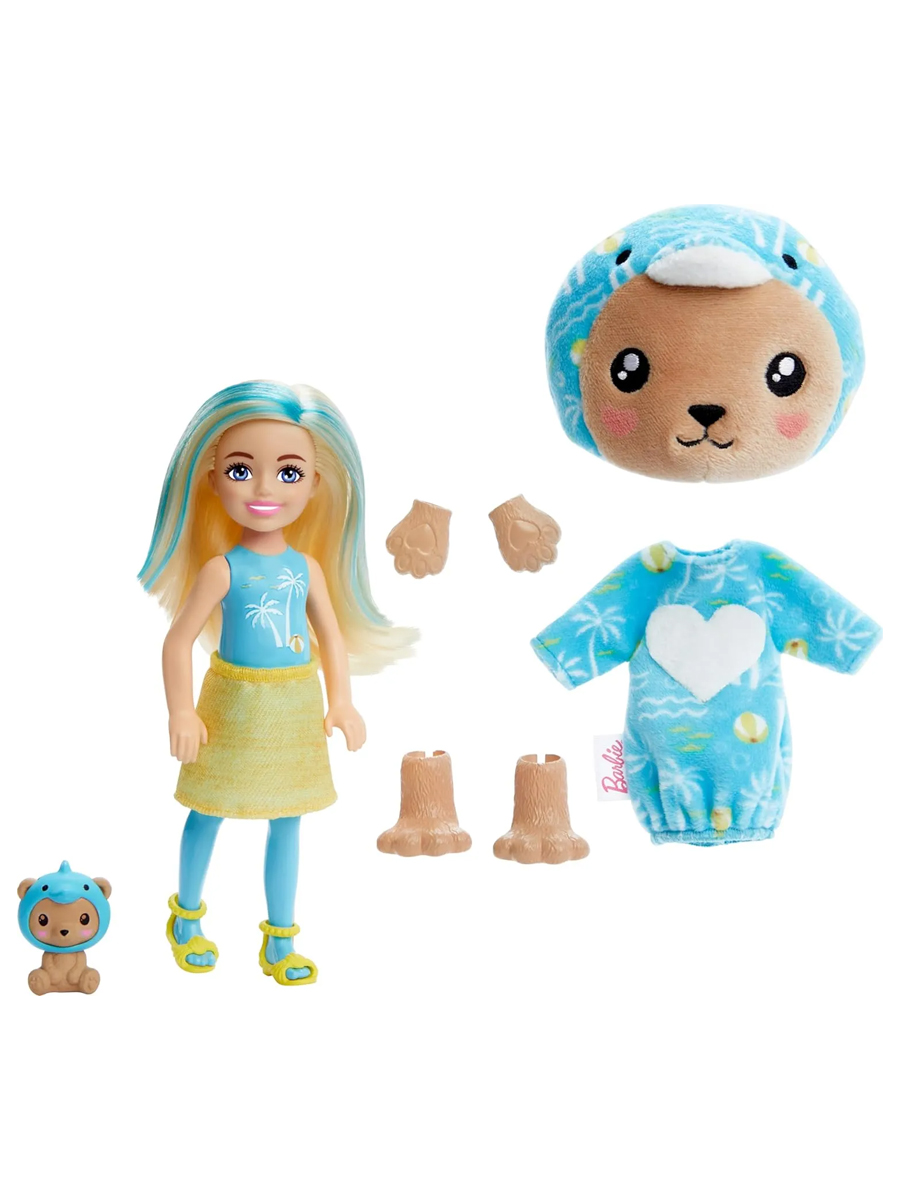Кукла модельная Barbie Cutie Reveal Медвежонок HRK30 00-00019733 - фото 2