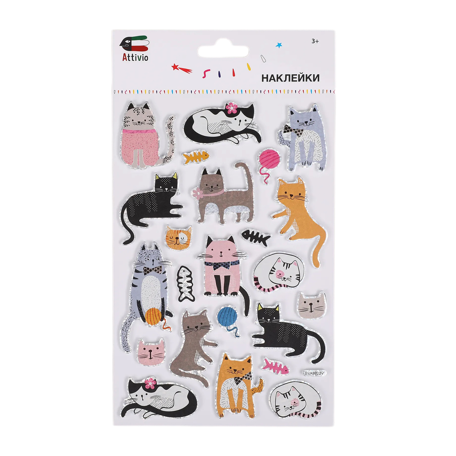 Наклейки Attivio Котики - фото 1