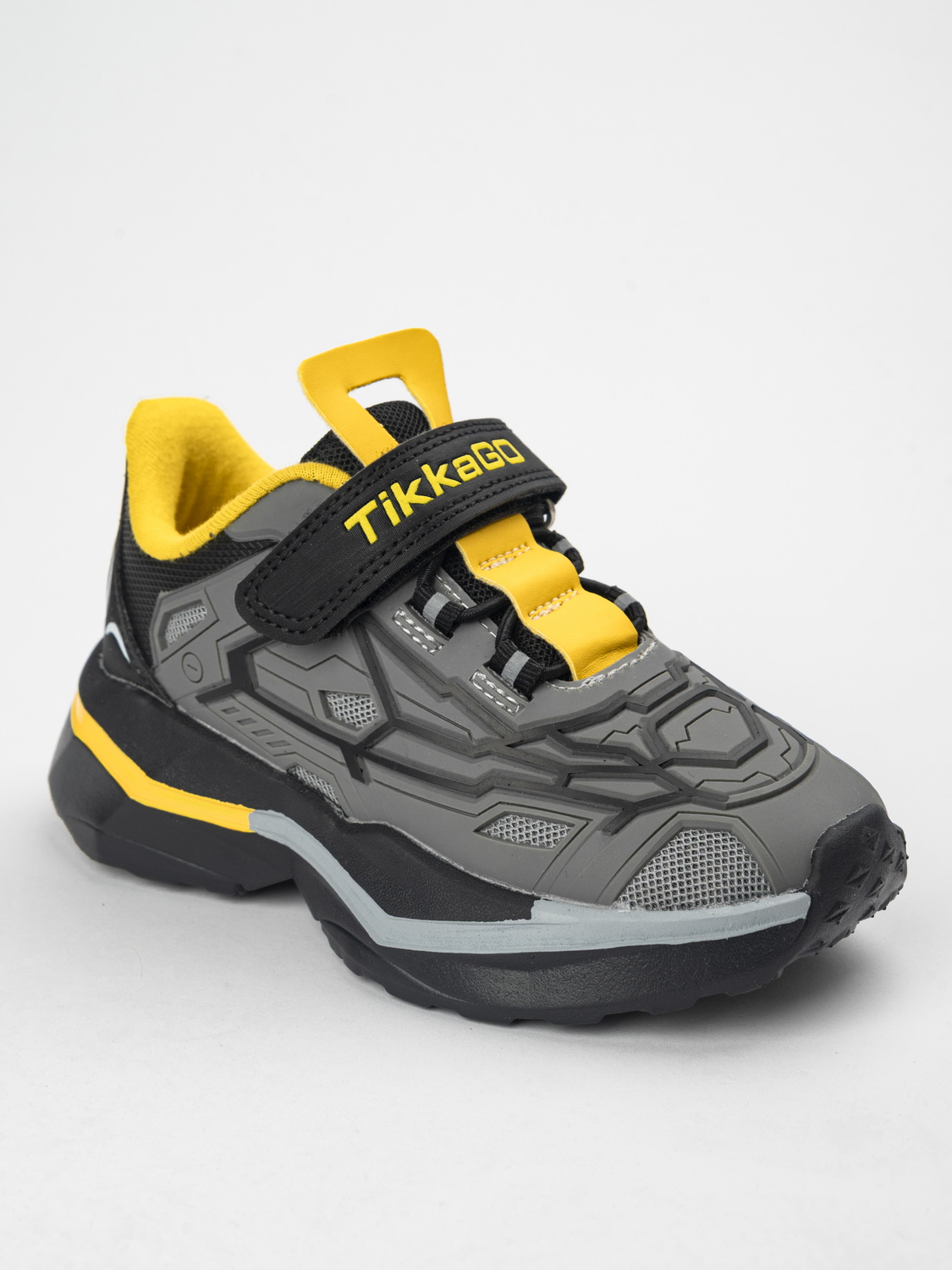 Кроссовки TikkaGo 2V25_772681_grey-yellow - фото 4