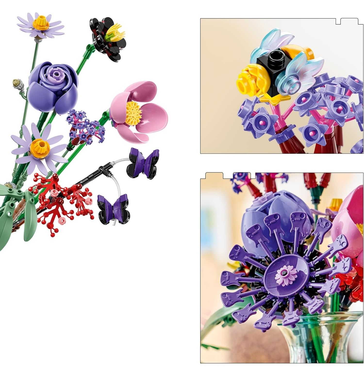 Конструктор LEGO Botanicals Букет Оливии Родриго 400 дет. - фото 4
