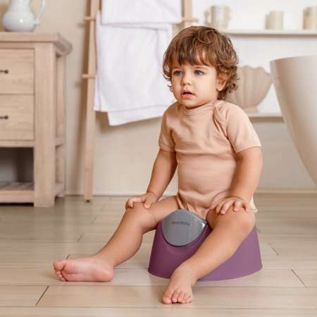 Горшок детский Amarobaby Bonny фиолетовый