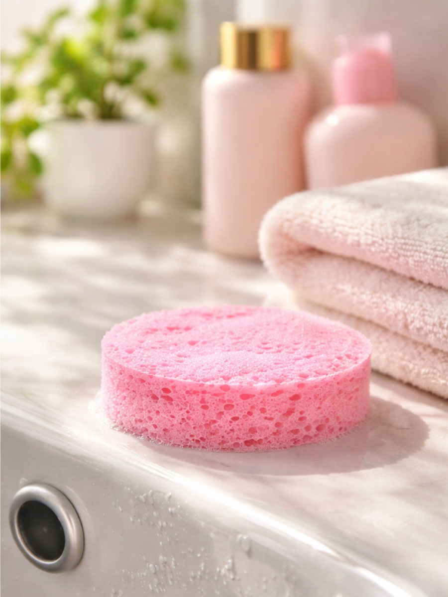 Губка OLANT BABY Розовая - фото 7