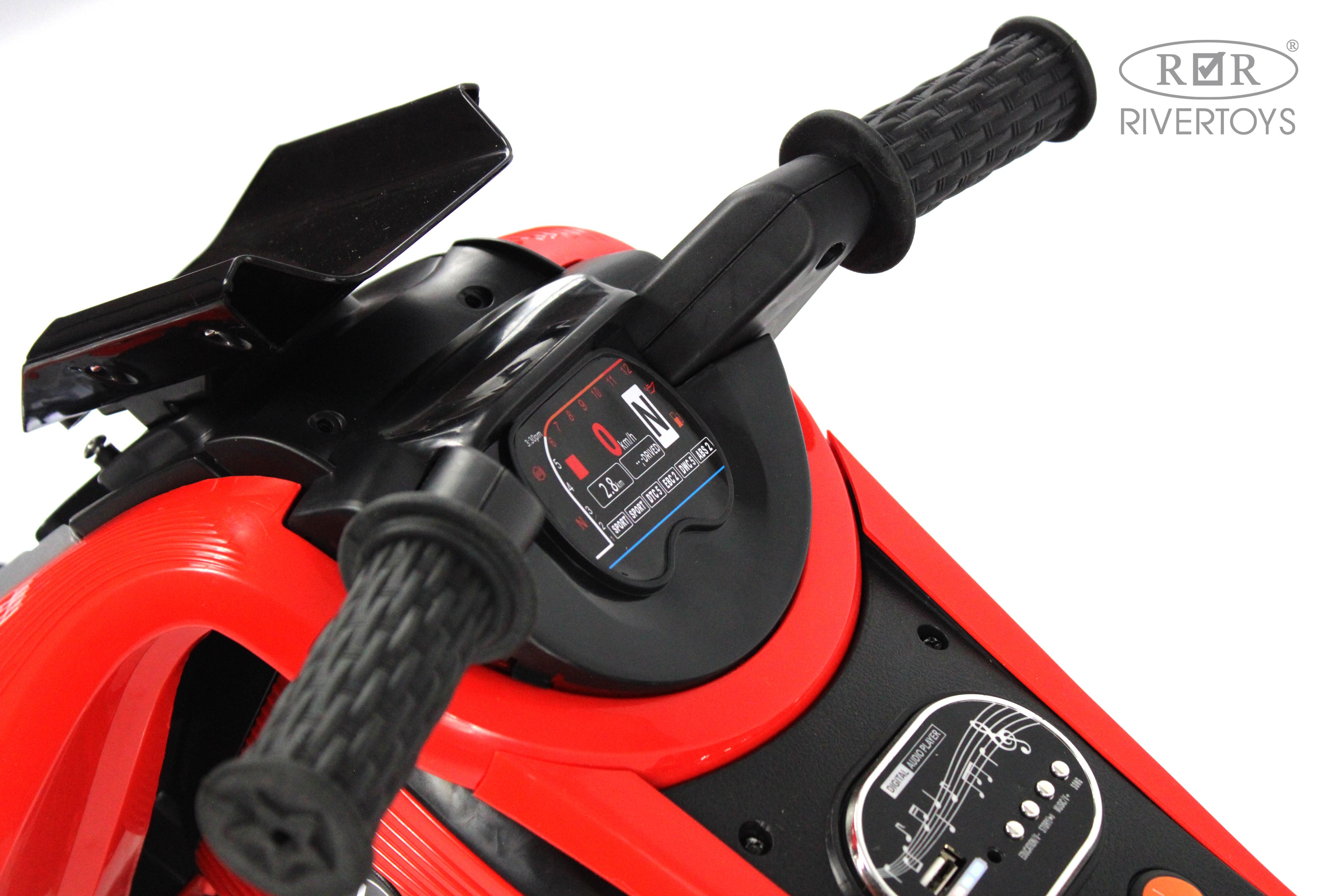 Электромобиль RIVERTOYS K333PX-RED - фото 13