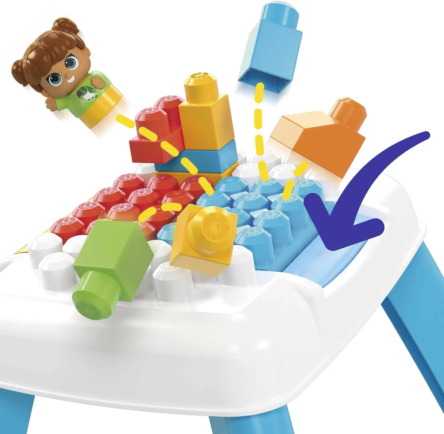 Конструктор Mega Bloks Стол для игр+фигурка 25 дет. - фото 3