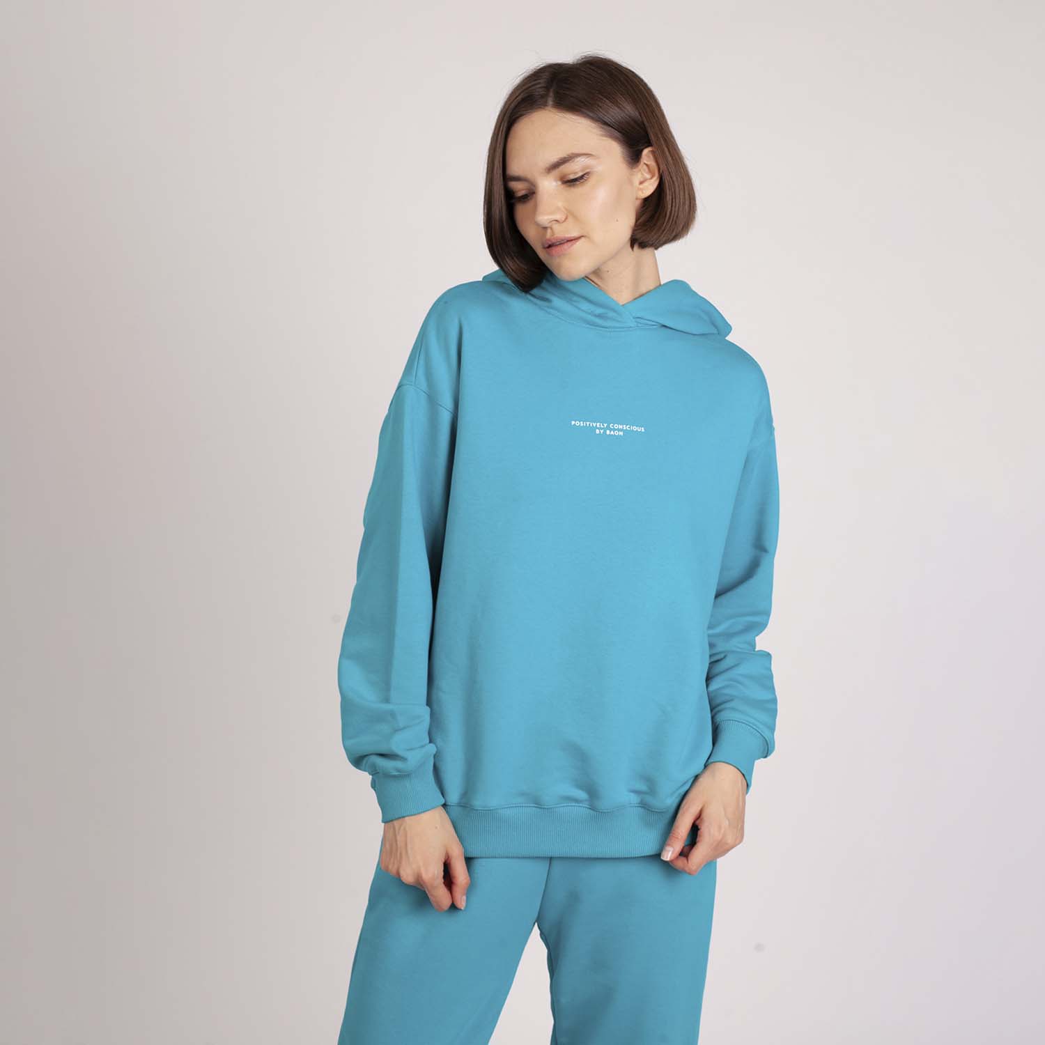 Худи Baon B111508 / COLD EMERALD - фото 1