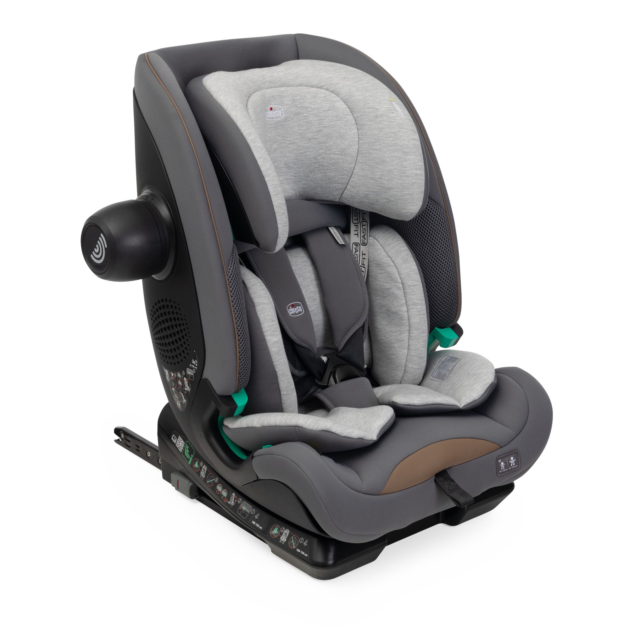 Автокресло Chicco Isofix 1/2/3 (9-36 кг) серый - фото 15