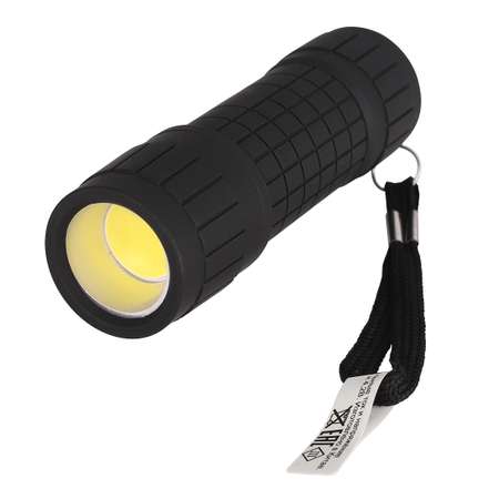 Фонарь Ultraflash LED16011 COB LED 3Вт 1 режим 3XR03 пластик черный