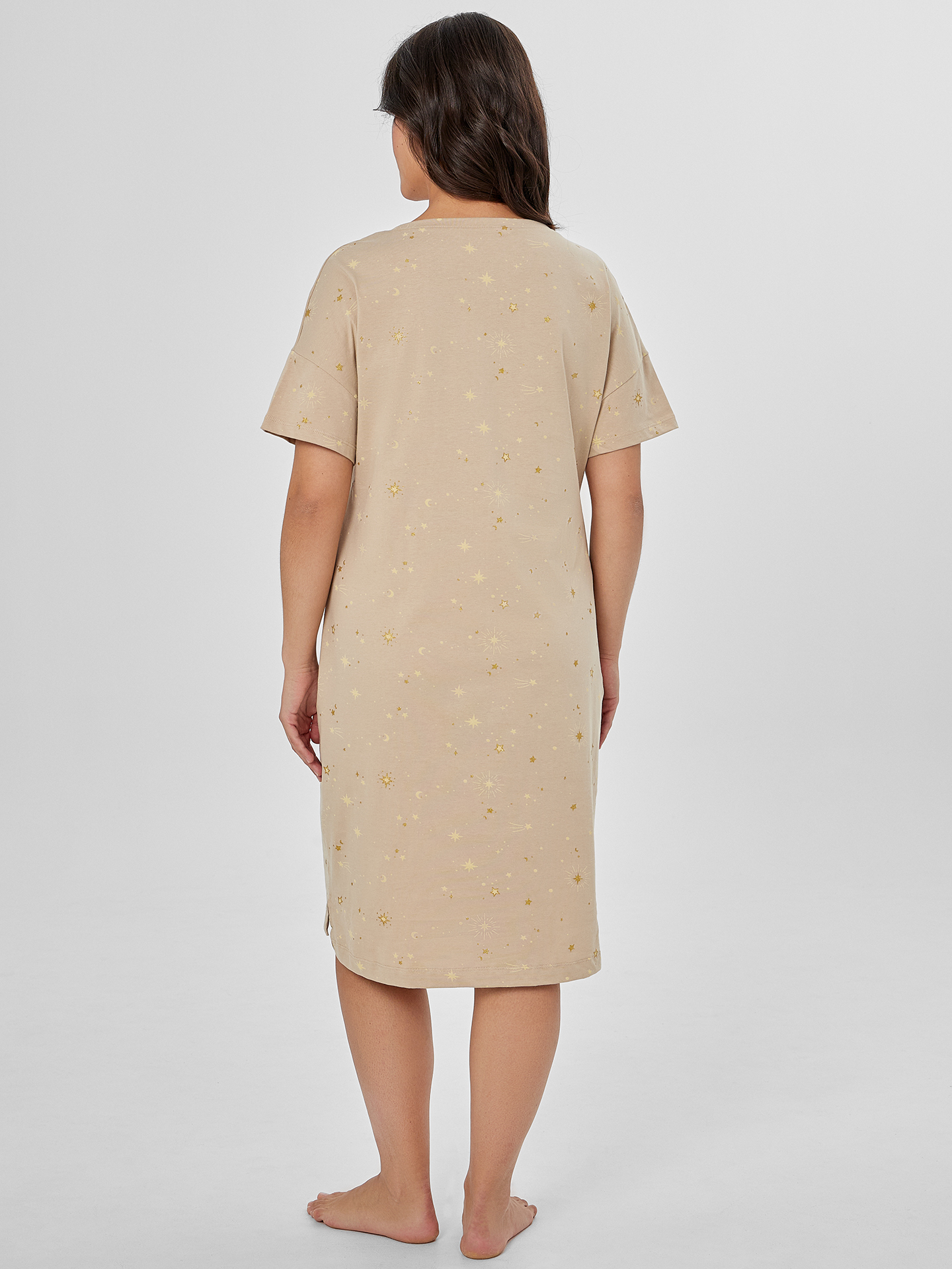 Сорочка ночная Mark Formelle (Марк Формэль) 572310/звезды на песочном - фото 2