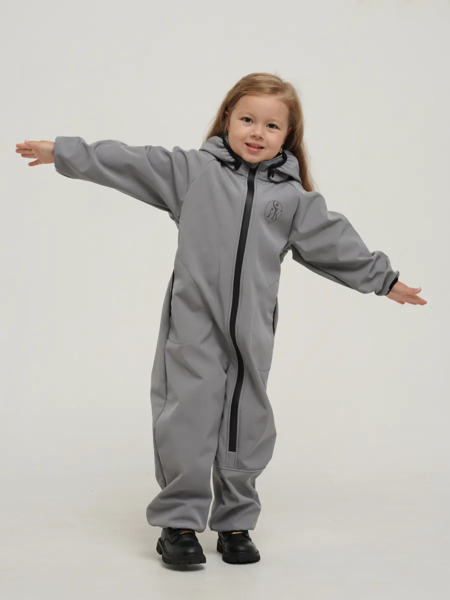 Комбинезон Супер Пупс Комб/сф/окант/серый - фото 16