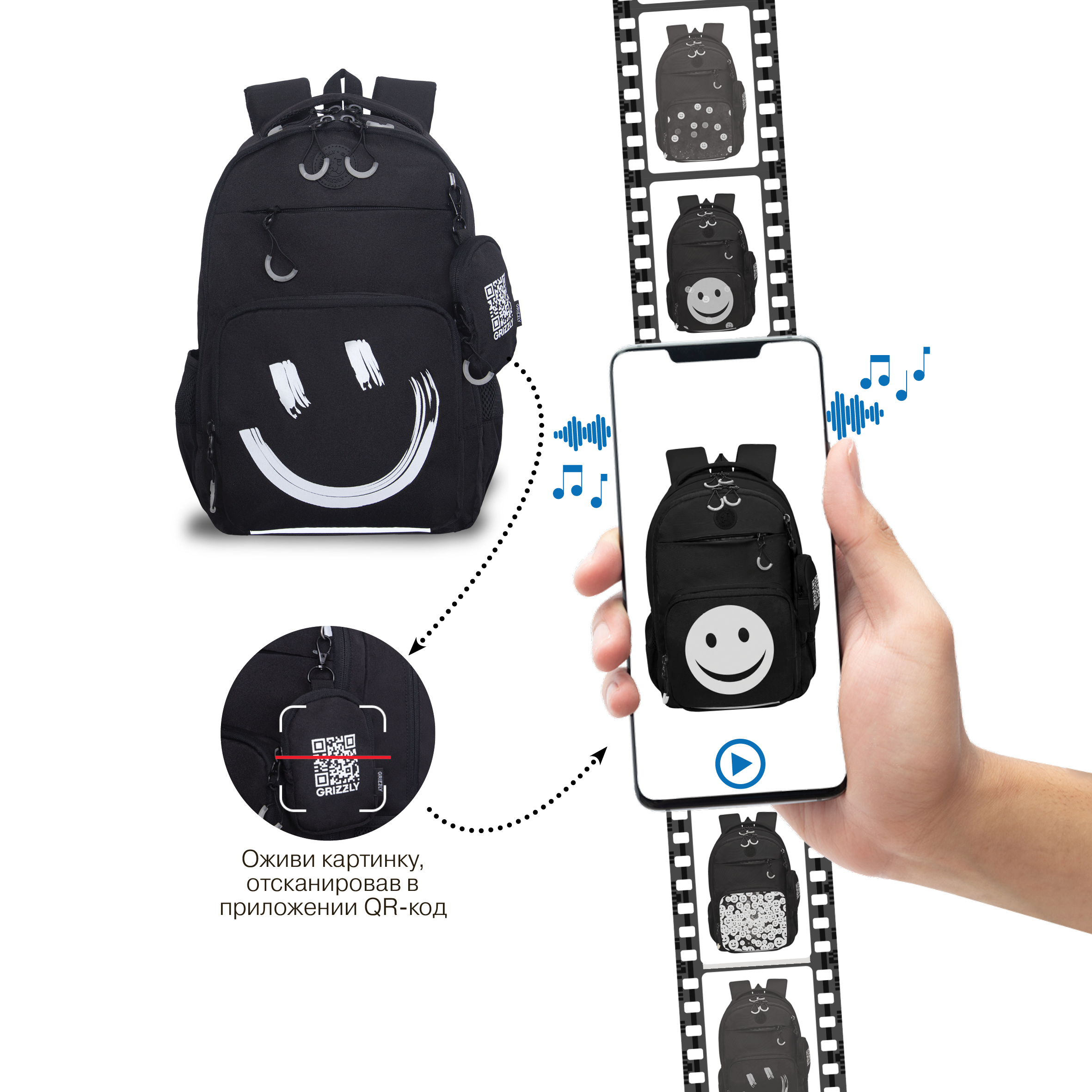 Рюкзак Grizzly для мальчика - фото 5