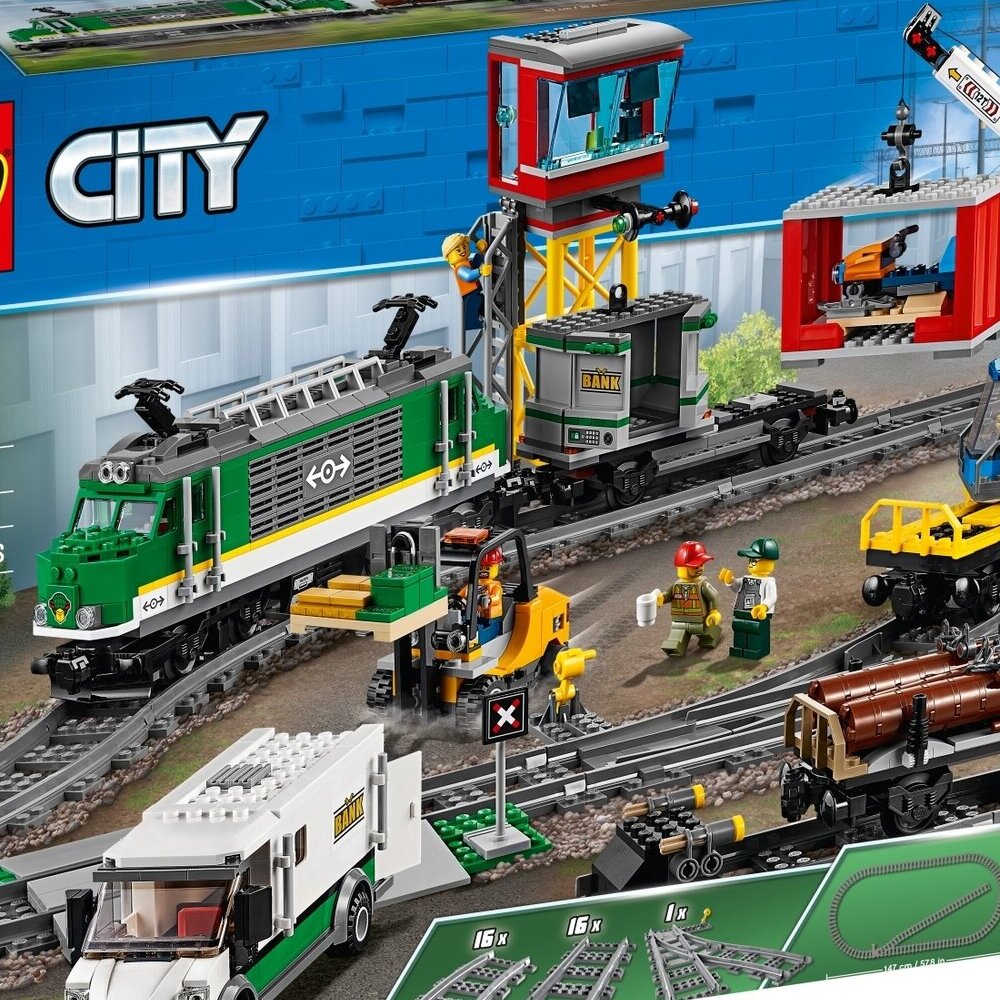 Конструктор LEGO City Грузовой поезд 60198 1226 дет. - фото 3