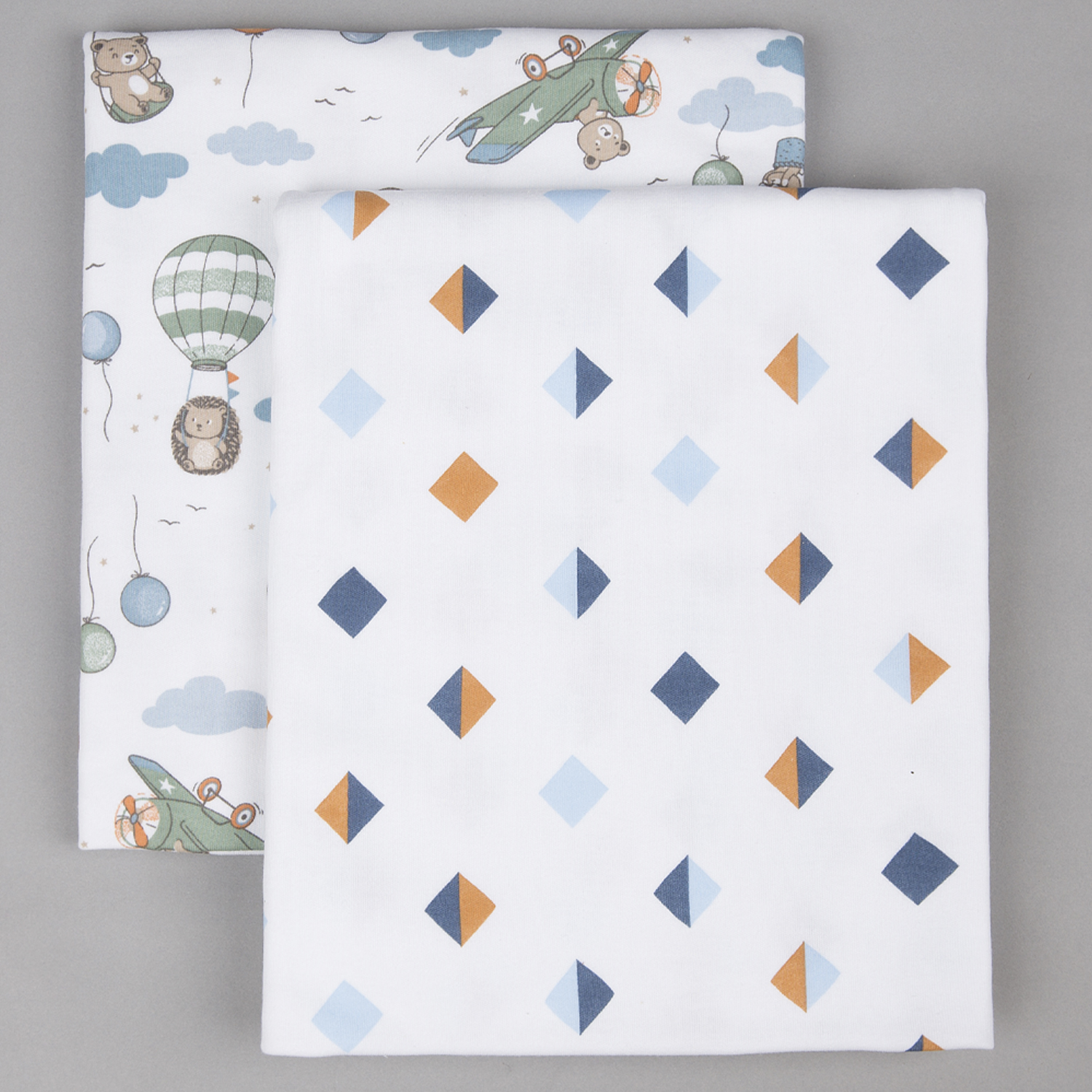 Пелёнка inlovery трикотаж 85х100 см 2 шт. - фото 11