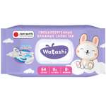 Влажные салфетки WATASHI 64 шт.