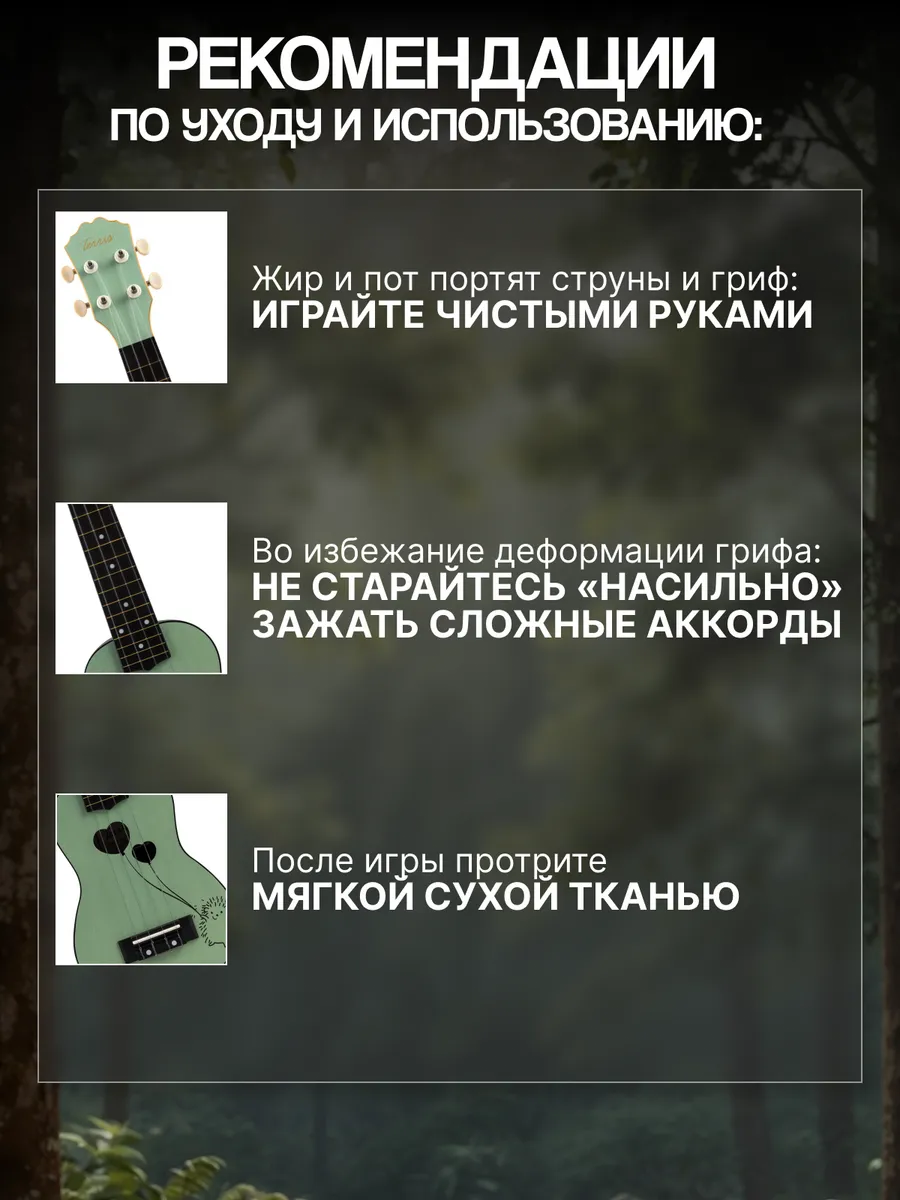 Игрушка музыкальная Terris PLUS HARI укулеле - фото 6