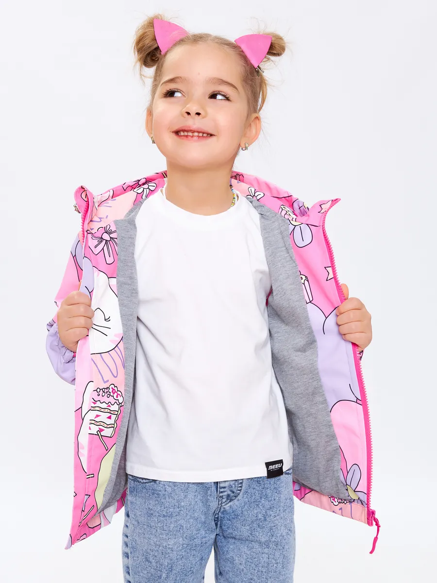 Ветровка RuStyle ДД-ветRSL-652-loveроз - фото 3