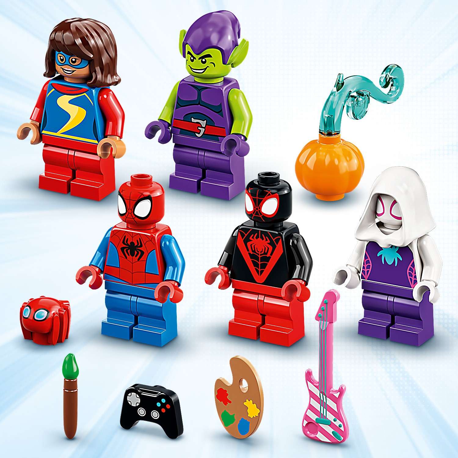 Конструктор LEGO Spidey Вечеринка в штабе 155 дет. - фото 9