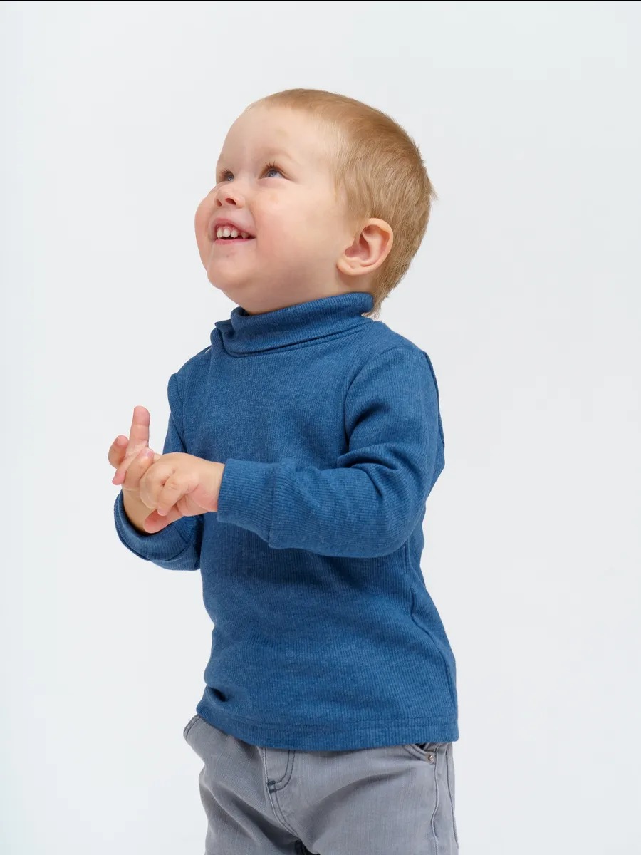 Водолазка TOTEMFOX 231КН3F/индиго меланж - фото 1