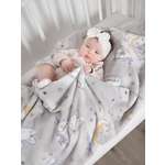 Плед Baby Nice Лунный зайчик велсофт 75 x 100 см