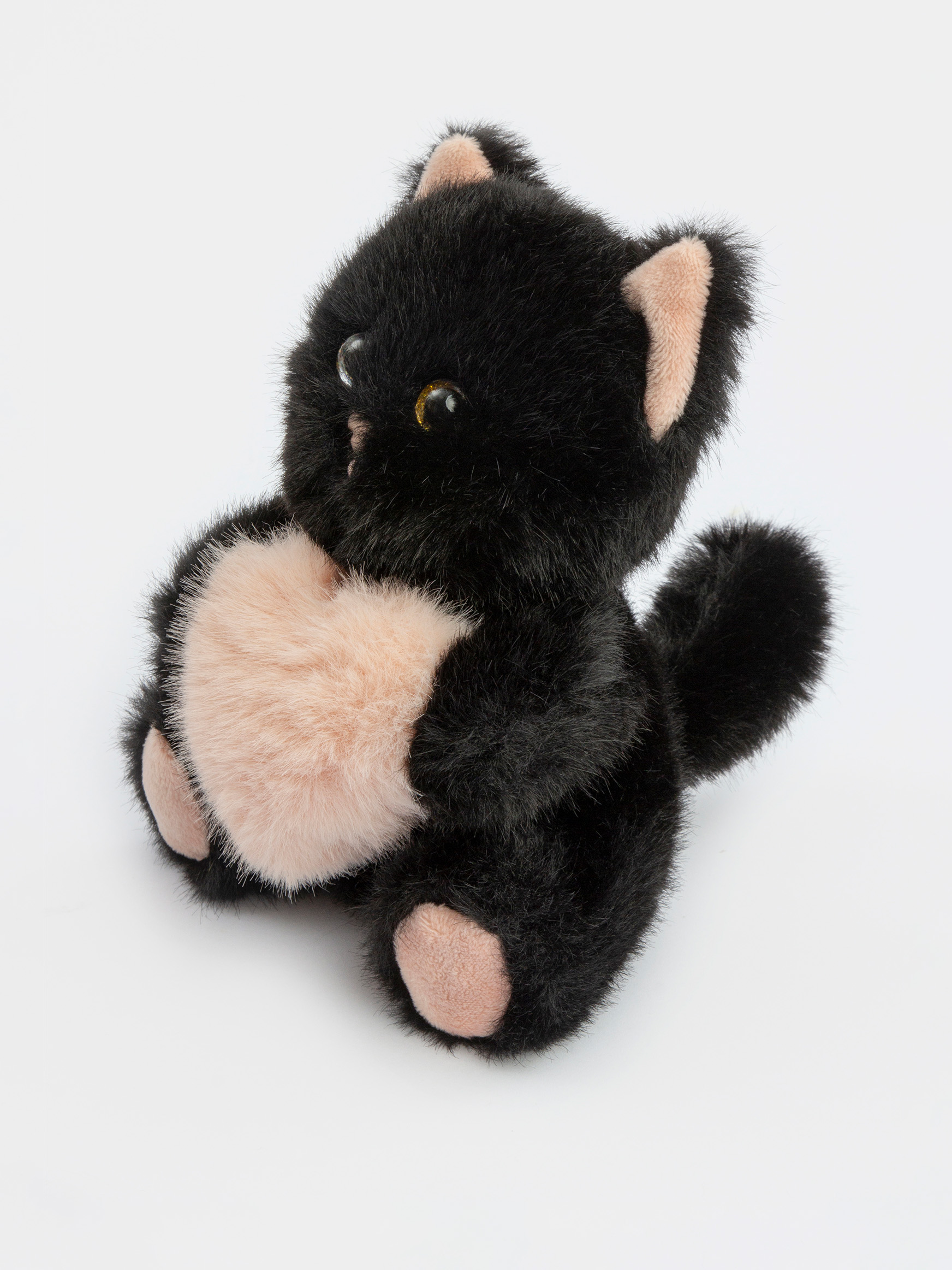 Мягкая игрушка GULLIVER toys Котик черный , 15 см - фото 2