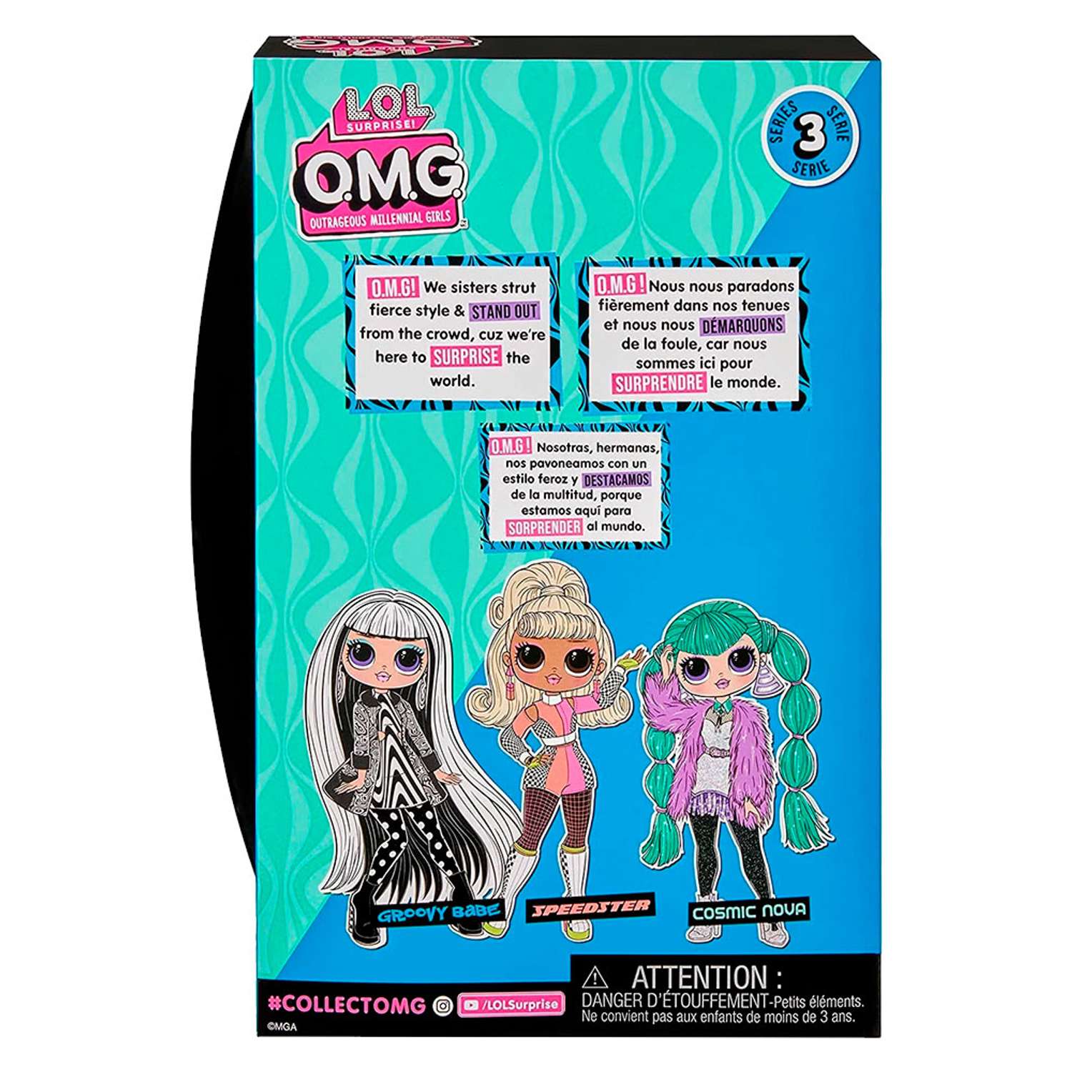 Кукла модельная L.O.L. Surprise! OMG HoS Groovy Babe 588573EUC - фото 7