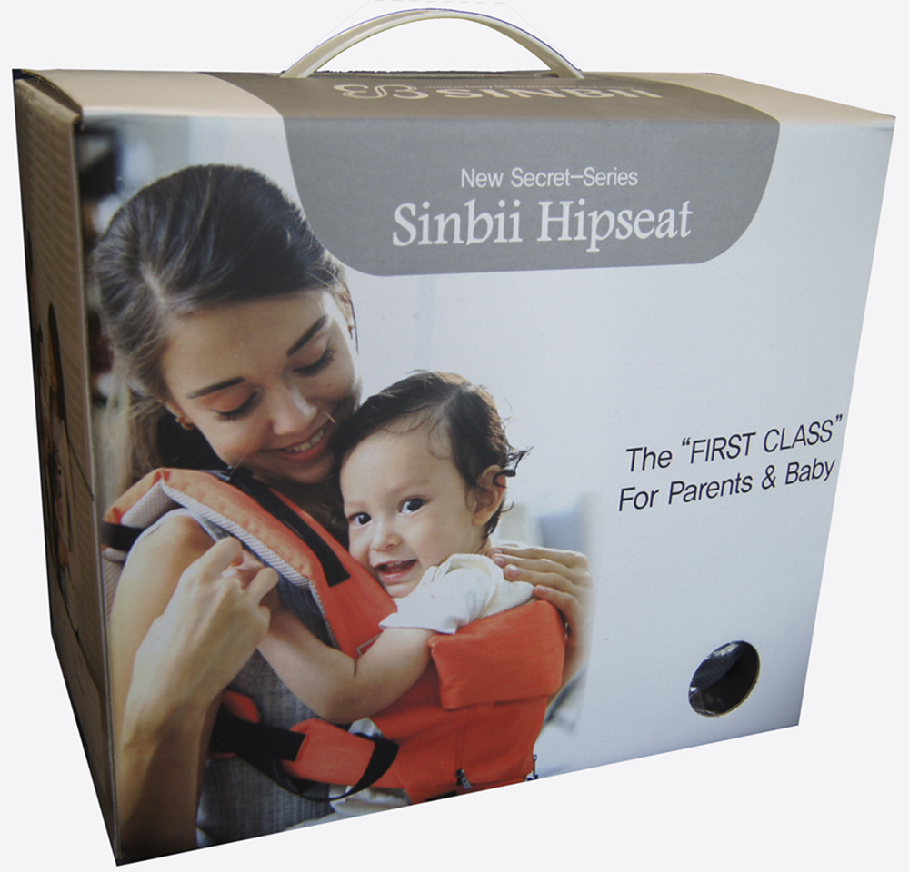 Хипсит Premium S-Fit Set Sinbii со спинкой на 2 лямках бежевый - фото 15