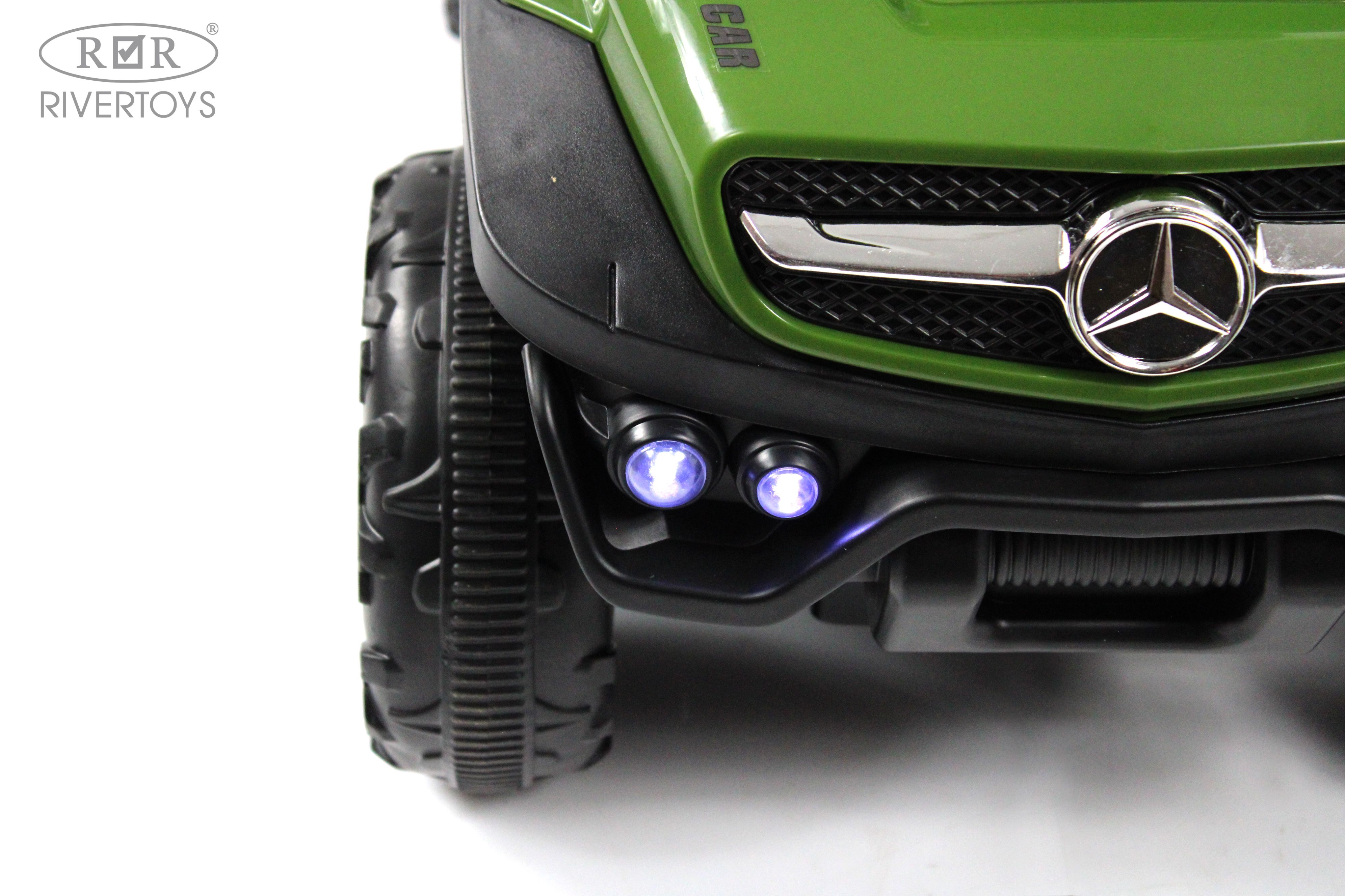 Электромобиль RIVERTOYS G005GG-GREEN С пультом ДУ - фото 5