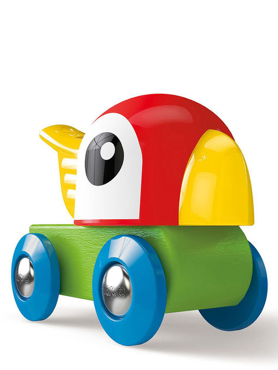 Игрушка Hape каталка Свистящий попугайчик - фото 5