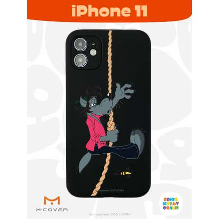 Силиконовый чехол Mcover для смартфона Apple iPhone 11 Союзмультфильм Полет волка