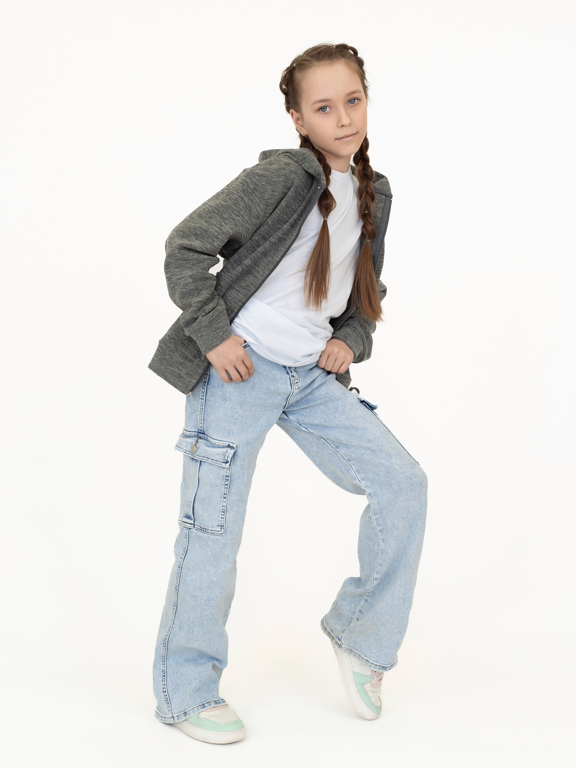 Толстовка Утенок 601кт серый - фото 25