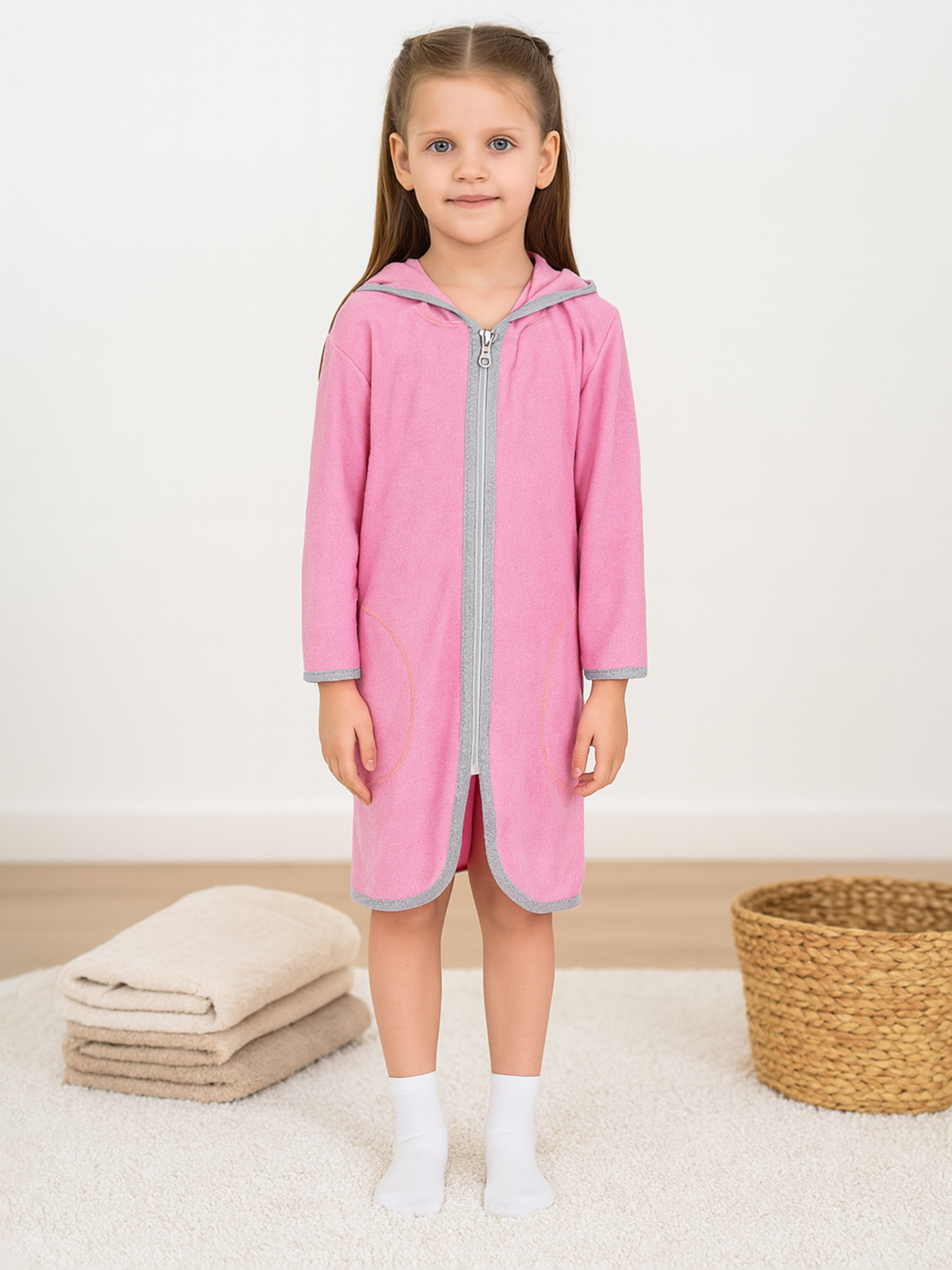 Халат Утенок 906 розовый - фото 8