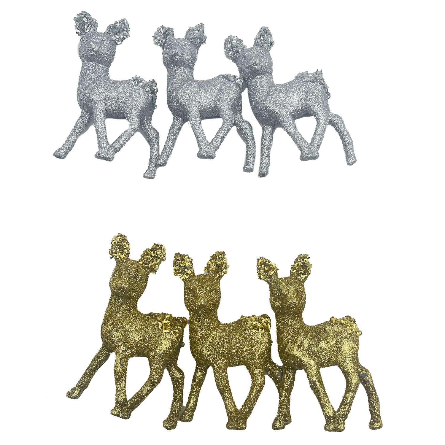 Набор ёлочных украшений ё Оленята 3шт - фото 1