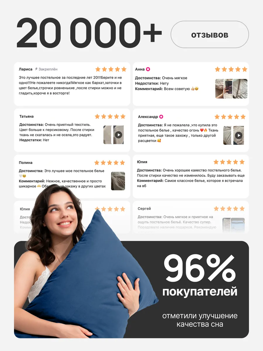 Комплект постельного белья My Cool Home односпальный 4 предм. - фото 9