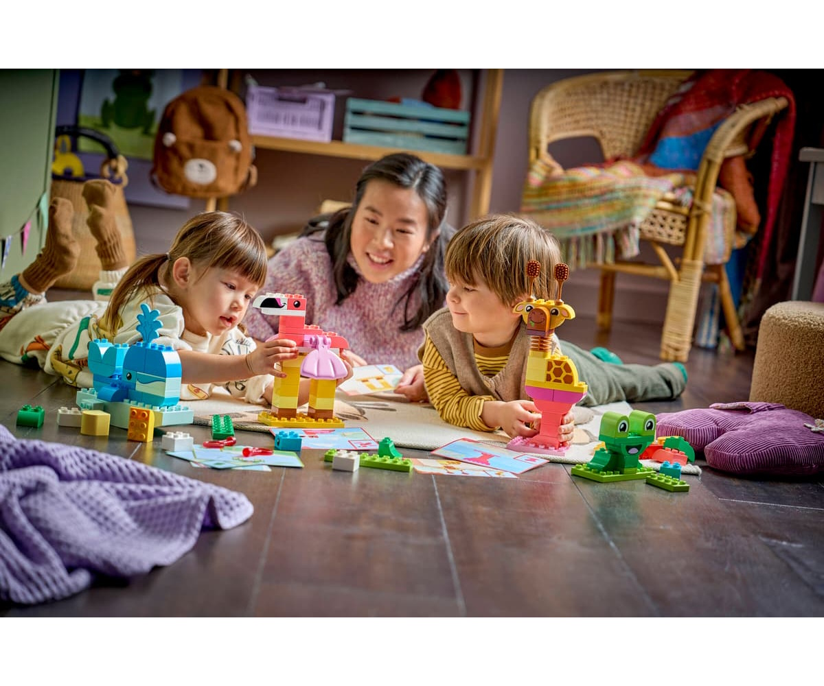 Конструктор LEGO DUPLO Игра собери животных 94 дет. - фото 11