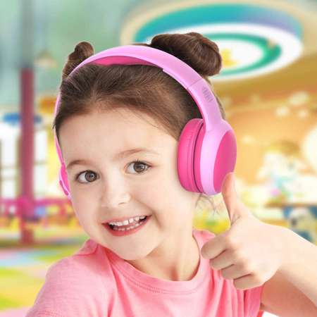 Наушники Gorsun E61 pink bluetooth