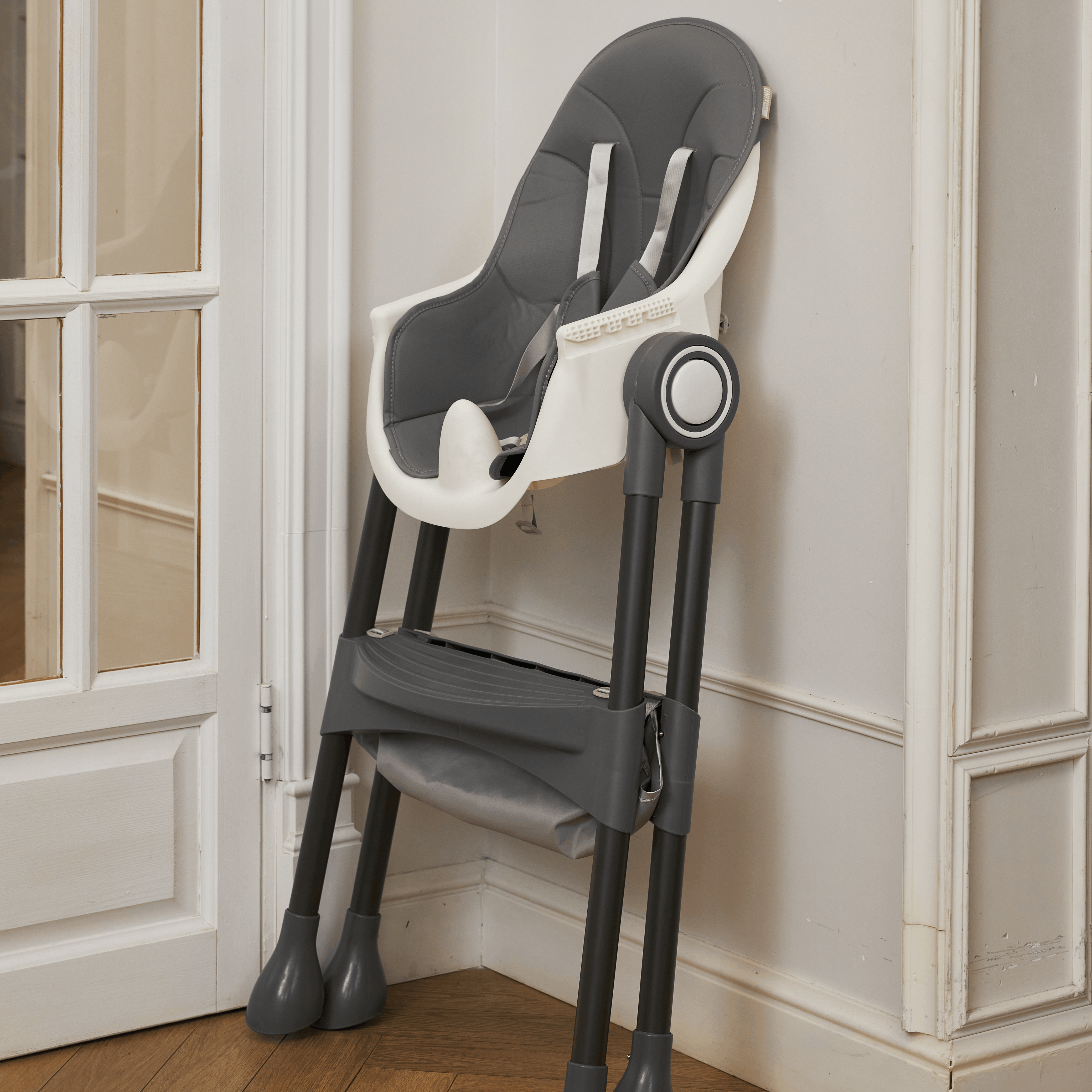Стульчик для кормления UNIX Kids Classic серый - фото 22