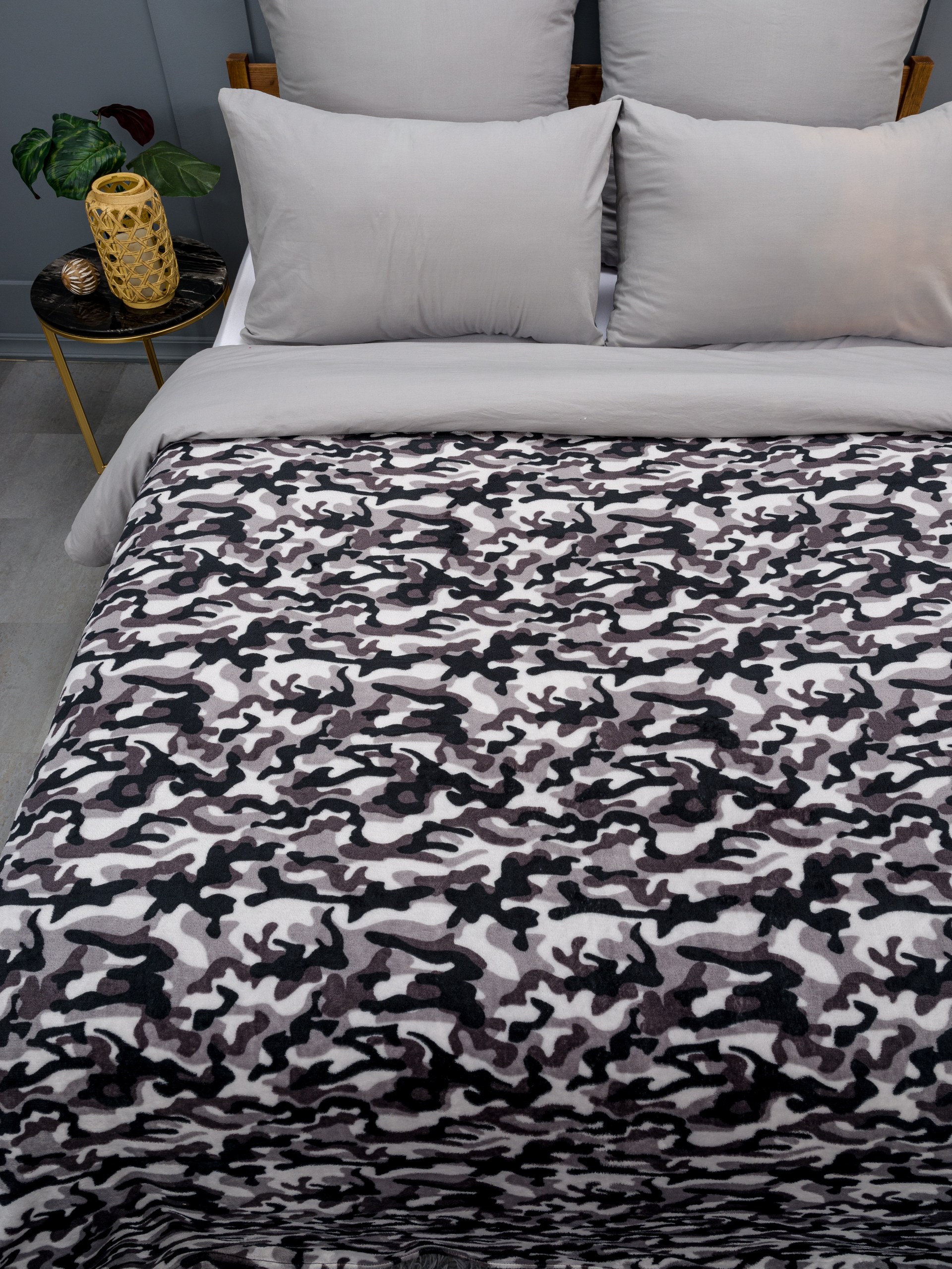 Плед PAVLine Аэро Софт Камуфляж 150 x 200 см - фото 13