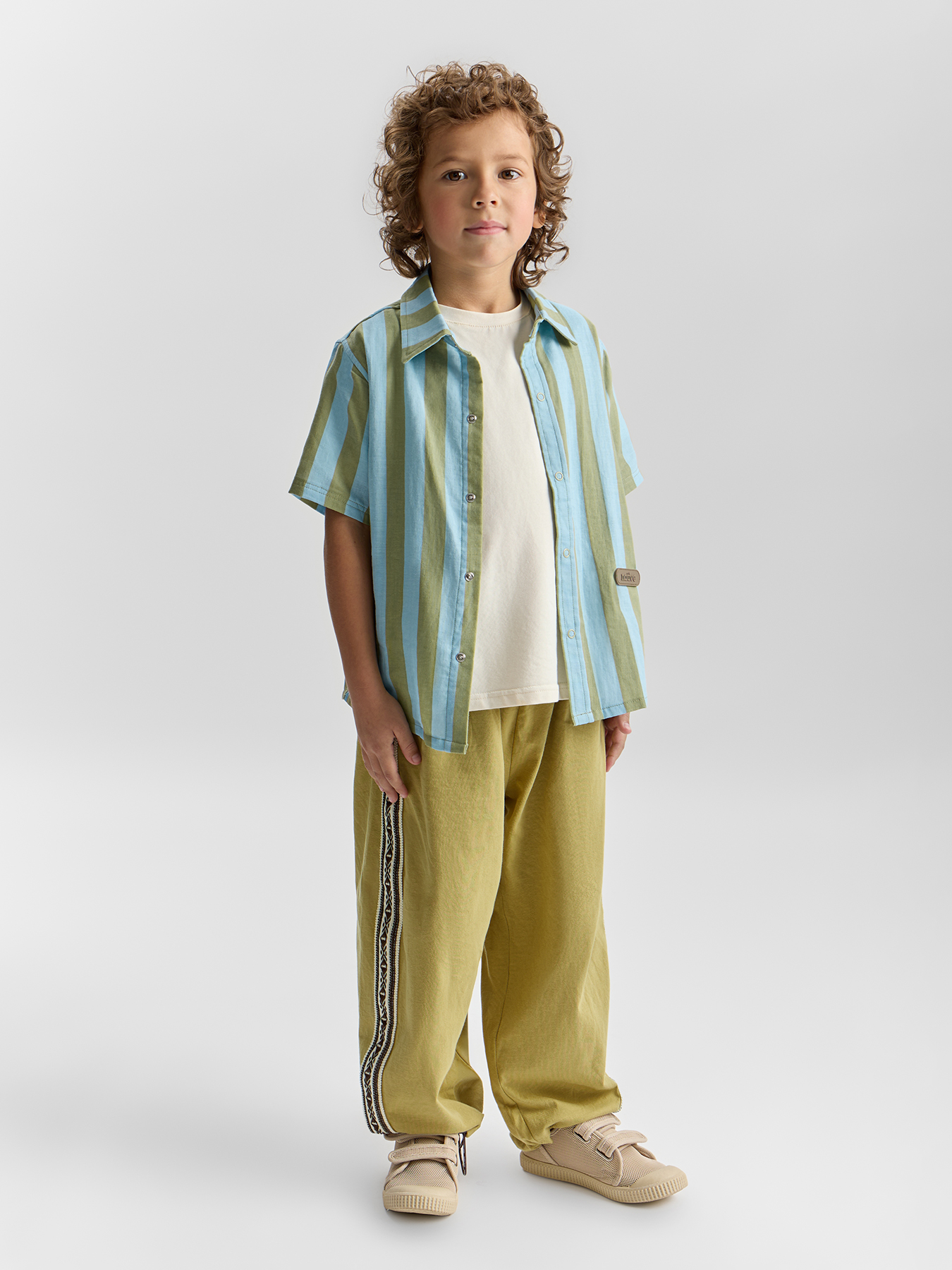 Брюки Happy Baby 88717-1_olive - фото 3