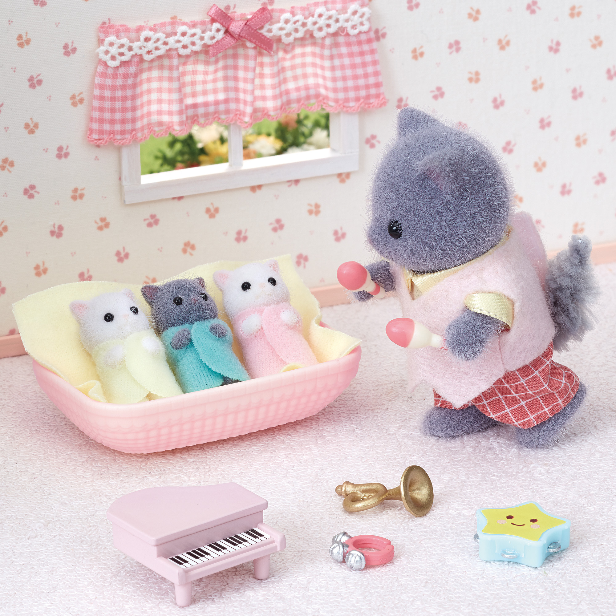 Игровой набор Sylvanian Families Тройняшки персидские котята - фото 2